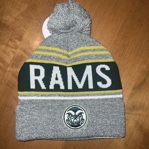NEW Colorado State Rams‎ Pom Knit Beanie Hat Captivating NCAA